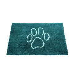 DGS Pet Products Dirty Dog Door Mat Large Petrol/Turquoise 35″ x 26″ x 2″ – DGSDDMP353244