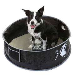 DOOG Pop-Up Dog Pool Large Black 48.03″ x 48.03″ x 11.81″ – DPPP03
