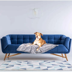 DGS Pet Products Chill Kuzzi FIR Blanket Medium Grey 30″ x 40″ x 0.5″ – DRCHKBLK3026