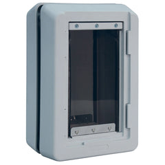 Ideal Pet Products Ruff-Weather Pet Door Small Grey 5.56″ x 9.06″ x 13.37″ – DSRWS