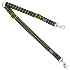 Doog Dual Walker Leash Bolt Black/Yellow – DWLEASH-BOLT