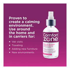 Comfort Zone Scratch Deterrent and Cat Calming Spray, 2 oz