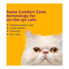 Comfort Zone Cat Calming Pheromone Collar, Anxiety & Stress Relief Aid, Breakaway Design, White, Single Pack