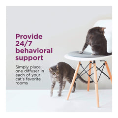 Comfort Zone Multicat Calming Diffuser Refill, 48 ml-2 Pack, 60 Day Use