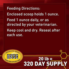 Vita Flex E and Selenium Supplement for Horses, Balanced Essential Antioxidants, 320 Day Supply