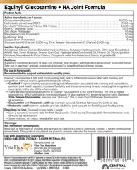 Vita Flex Equinyl Glucosamine Joint Formula with Hyaluronic Acid, 60 Day Supply