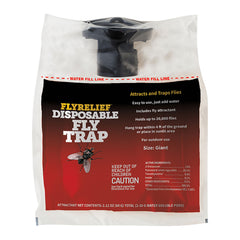 FLYRELIEF DISPOSABLE FLY TRAP: GIANT
