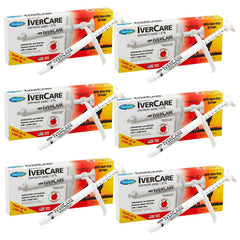 Farnam Ivercare Dewormer Paste, 6-Pack