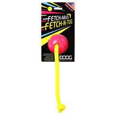 DOOG Fetch-ables Fetch-A-Tug Dog Toy Pink 12″ x 2.75″ x 2.75″ – FBR01