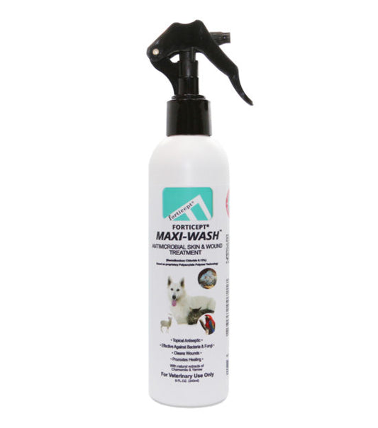 Forticept Maxi-Wash Skin & Wound Spray, 8 oz