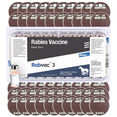 Rx RabVac 3 (50 x 1) Kit with Tags