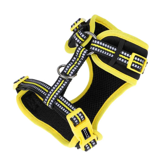 DOOG Neoflex Dog Harness Bolt Neon Large Black/Yellow – HARBOLT-L