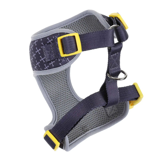 DOOG Neoflex Dog Harness Odie Extra Small Black/Purple/Yellow – HARGYCSOFT-XS
