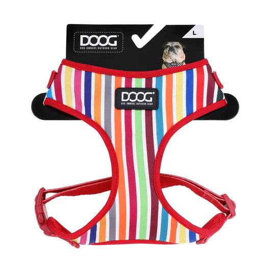 DOOG Neoflex Dog Harness Scooby Extra Large Rainbow – HARMCSSOFT-XL
