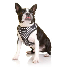 DOOG Neoflex Dog Harness Pongo Medium Black/White Polka Dot – HARN3SOFT-M