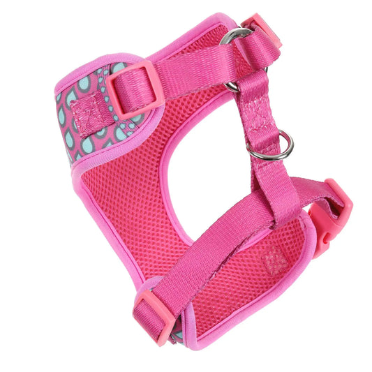 DOOG Neoflex Dog Harness Luna Medium Pink/Blue – HARPTDSOFT-M