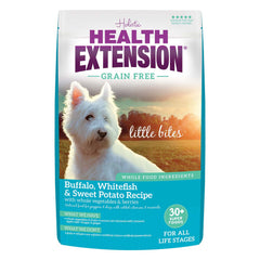Health Extension Grain Free Buffalo & Whitefish Little Bites Dry Dog Food 10lb
