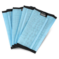 Jeffers Romper Stomper Fly Boots for Horses, Light Blue, Small, Breathable Mesh Horse Leg Protection Leggings, Adjustable, Chemical Free, Easy Clean, Reduce Stomping, Equine Accessories - 4 Pack
