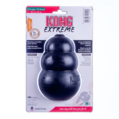 KONG Extreme Dog Toy - Fetch & Chew Toy - Treat-Filling Capabilities & Erratic Bounce for Extended Play Time Most Durable Natural Rubber Material - for Power Chewers - for XX-Large Dogs