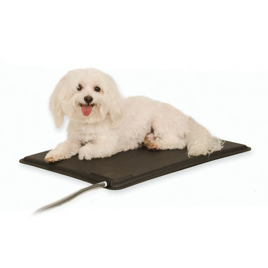 K&H Pet Products Lectro-Kennel Heated Pad Small Black 12.5″ x 18.5″ x 0.5″ – KH1000