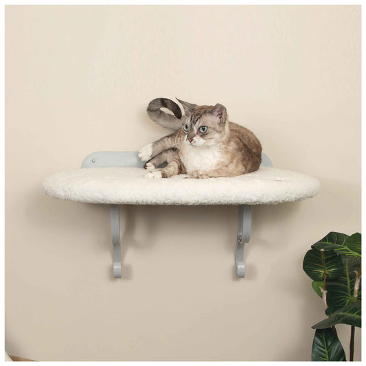 K&H Pet Products Universal Wall Mount Cat Shelf Natural 24″ x 14″ x 12″ – KH100550261