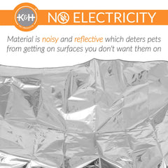 K&H Pet Products Pet Deterrent Mat Silver 72″ x 18″ x 0.1″ – KH100550267