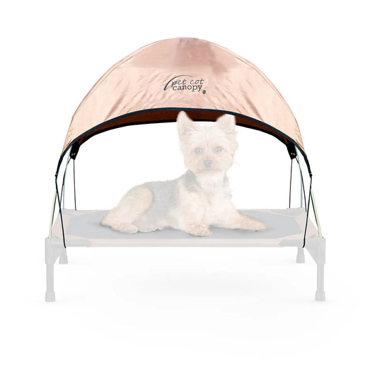 K&H Pet Products Pet Cot Canopy Small Tan 17″ x 22″ x 16″ – KH1635