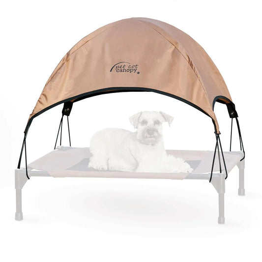 K&H Pet Products Pet Cot Canopy Medium Tan 25″ x 32″ x 23″ – KH1636