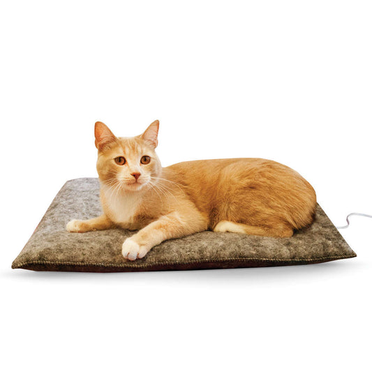Almohadilla térmica para gatitos Amazin' de K&H Pet Products, color gris, 38 x 51 x 5 cm (15″ x 20″ x 2″) – KH3295