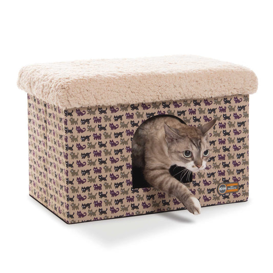 K&H Pet Products Kitty Bunkhouse Tan 12″ x 18″ x 12″ – KH3885