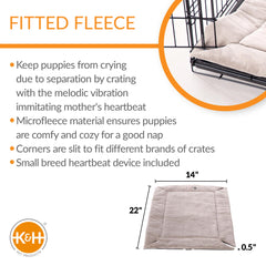 Mother’s Heartbeat Puppy Crate Pad