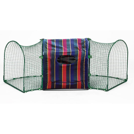 Kittywalk Clubhouse Striped 24″ x 18″ x 24″ – KWCLUB