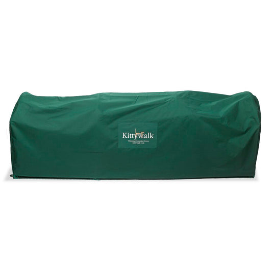 Kittywalk Outdoor Protective Cover for Kittywalk Deck and Patio Green 72″ x 18″ x 24″ – KWDPOPC