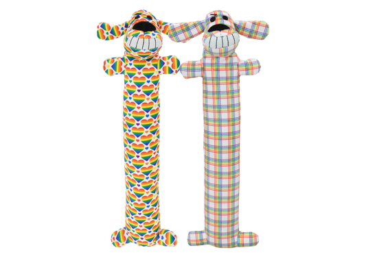 Multipet Rainbow Loofa Dog 12"