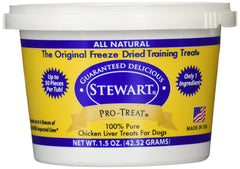 Miracle Corp Stewart Pro-Treat Freeze Dried Chicken Liver 1.5 oz. – MC401702