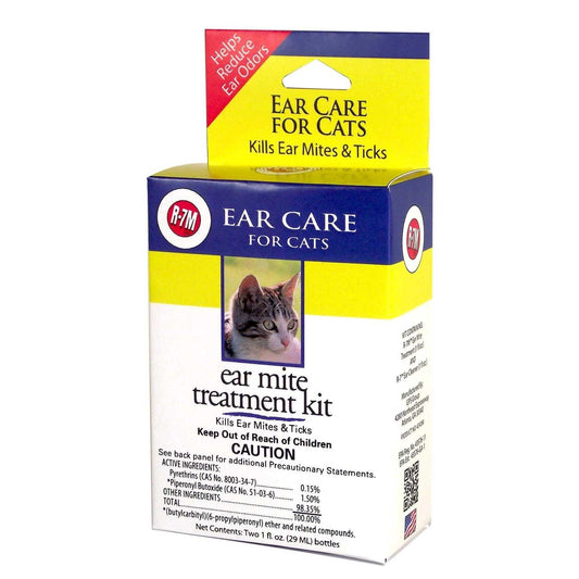 Miracle Corp R7M Ear Mite Treatment Care for Cats 1 ounce – MC424268