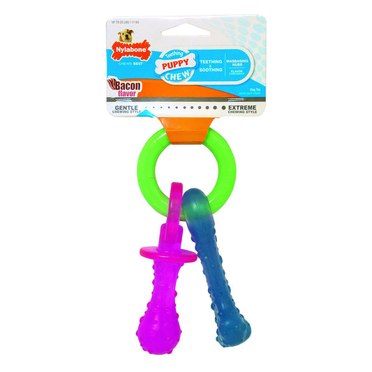 Puppy Chew Teething PacifierNylabone Puppy Chew Teething Pacifier Extra Small 4″ x 2.75″ x 2″ – N330P
