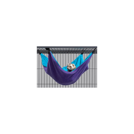 Midwest Ferret Nation Hammock Hideaway Large Teal / Purple 17″ x 13″ x 8″ – NA-HKL