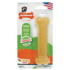 Juguete masticable moderado para perros con forma de pollo