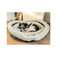 Bear Bear Pet Nest and Go Pet Bed and Carrier Gray 24″ x 23″ x 16″ – NEST-GO
