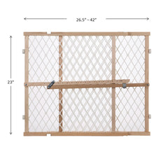 MyPet Diamond Mesh Wood Pet Gate