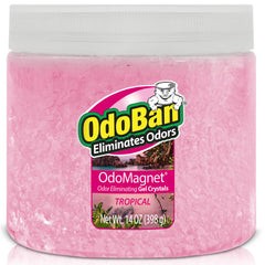OdoBan OdoMagnet Odor Eliminator Tropical Gel Crystals 14oz