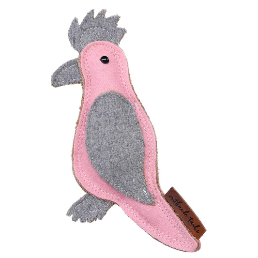 Juguete masticable de fieltro Outback Tails Gertie Galah