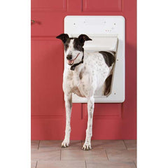 Puerta para perros PetSafe SmartDoor grande blanca 16,125″ x 23,625″ – PPA11-10709