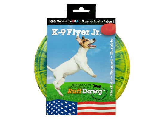 Ruff Dawg K9 Flyer Jr Dog Toy Assorted Colors 5.5″ x 5.5″ x 0.2″ – RD81701