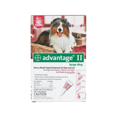 Advantage Flea Control for Dogs and Puppies 21-55 lbs 4 Month Supply – RED-55-4