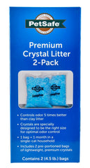 2-pk Blue PetSafe Premium Crystal Litter
