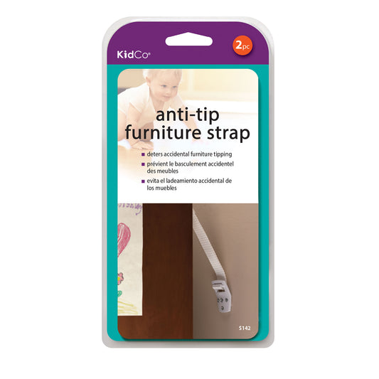 Kidco Anti-Tip Furniture Straps 2 pack White – S142