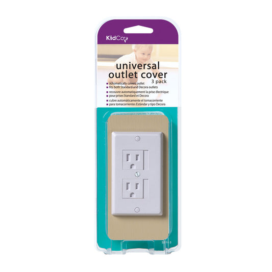 Kidco Universal Outlet Cover 3 pack White – S205-3-WHITE