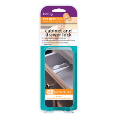 Kidco Adhesive Mount Cabinet and Drawer Lock 1 pack White – S331